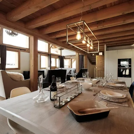 Chalet Skis Aux Pieds Avec Jacuzzi Et Sauna Saint-Martin-de-Belleville